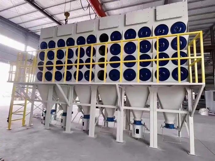 斜插式濾筒除塵器滄州藍鴻機械