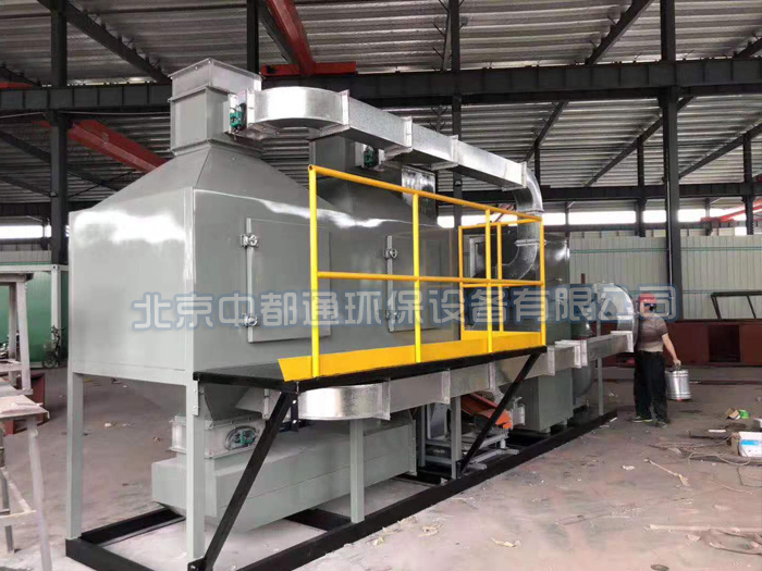 濟南VOCs有機廢氣催化燃燒處理設備案例